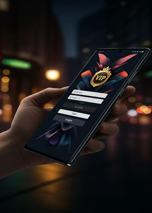 Vipzino Casino user interface showing the login screen and security icons, illustrating the gateway to your gaming experience.